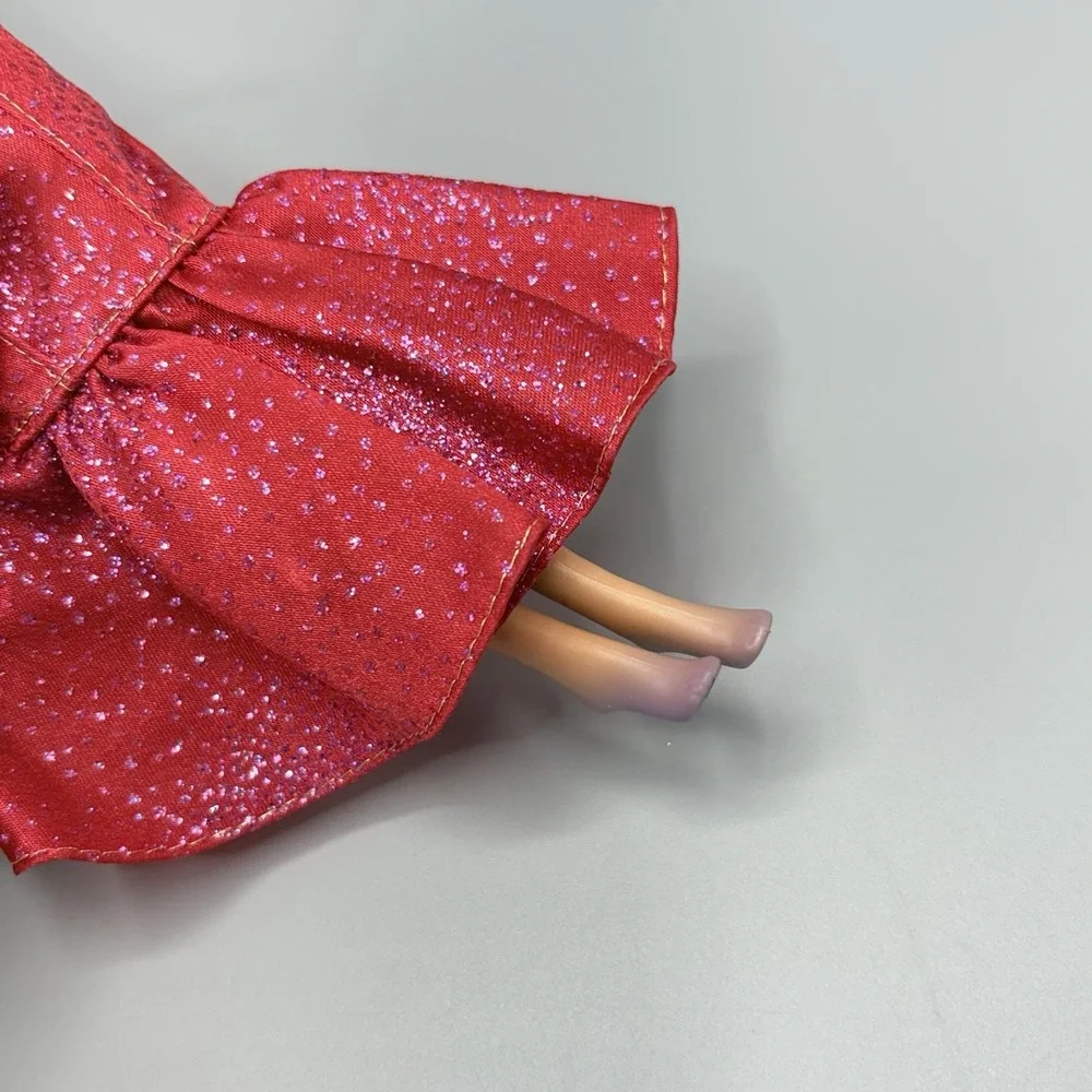 Barbie Doll 2010 I Can Be Anything A Movie Star Blonde Red Dress Jewelry Read